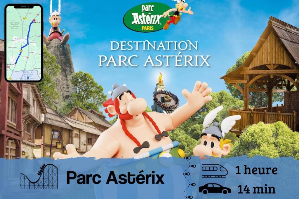 Apartamento Smart House Airport Cdg, Asterix Louvres Exterior foto